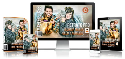 RETRATO PRO (TÉCNICA MIXTA ÓLEO Y ACRÍLICO)